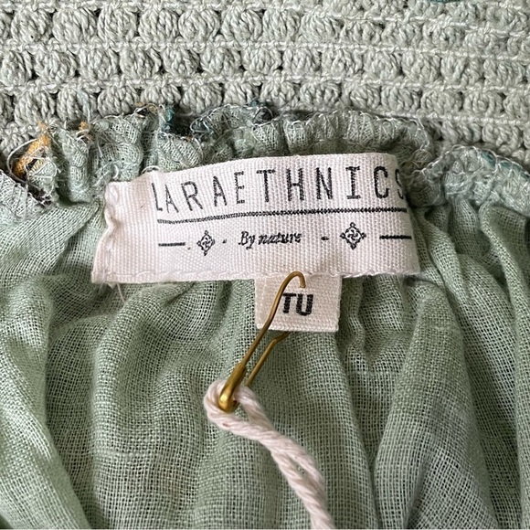 Laraethnics l Cheetah Print Skirt Elastic Waist Tassel Tiered Skirt 35761 - Picture 12 of 14